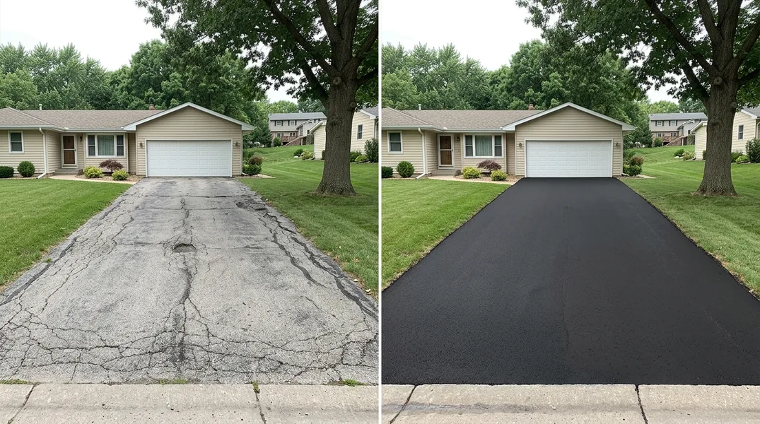 Result asphalt paving in Iowa City - Iowa City Asphalt Paving