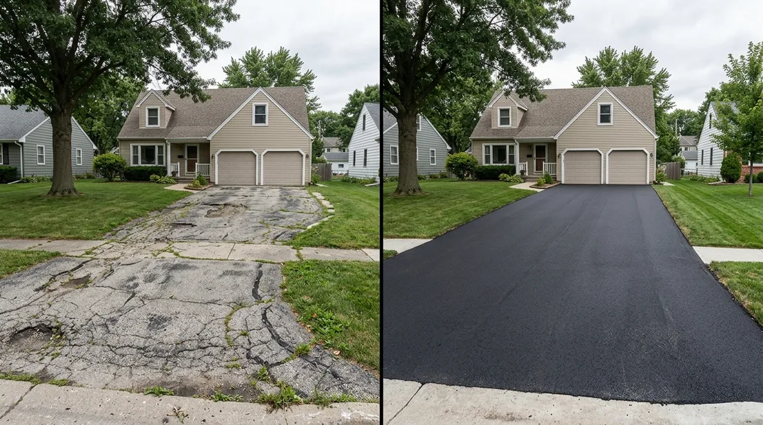Result asphalt paving in Iowa City - Iowa City Asphalt Paving