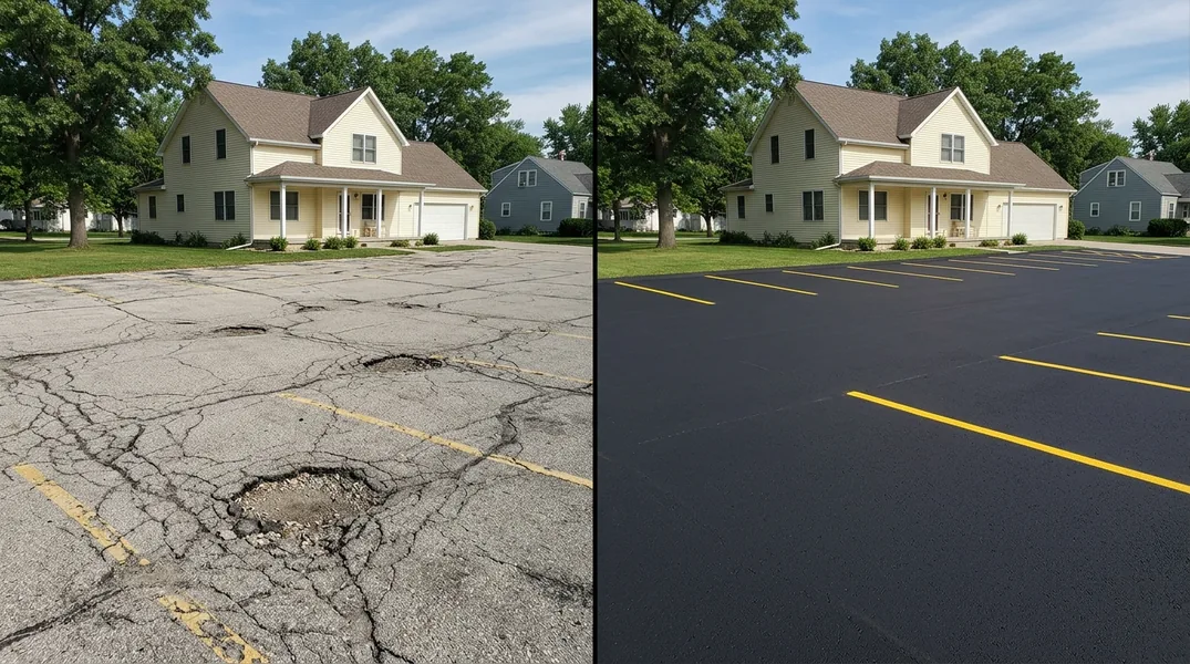 Result asphalt paving in Iowa City - Iowa City Asphalt Paving