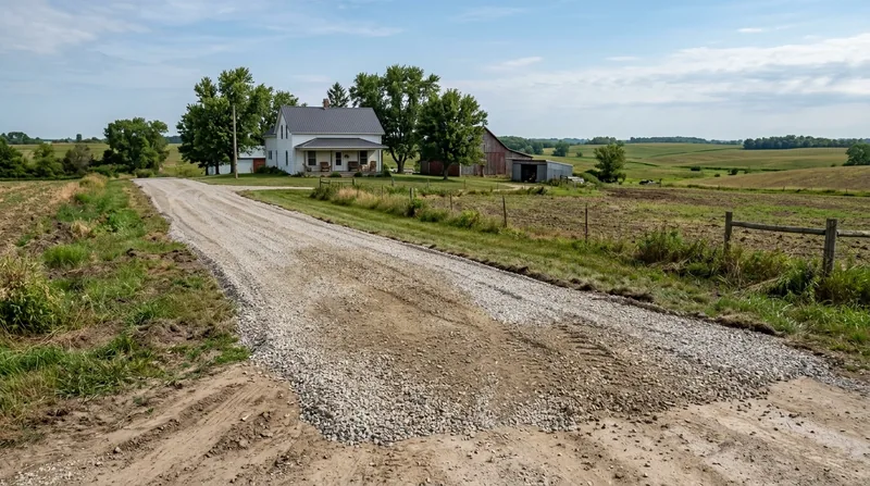 Gravel Driveway Installation & Grading Iowa City